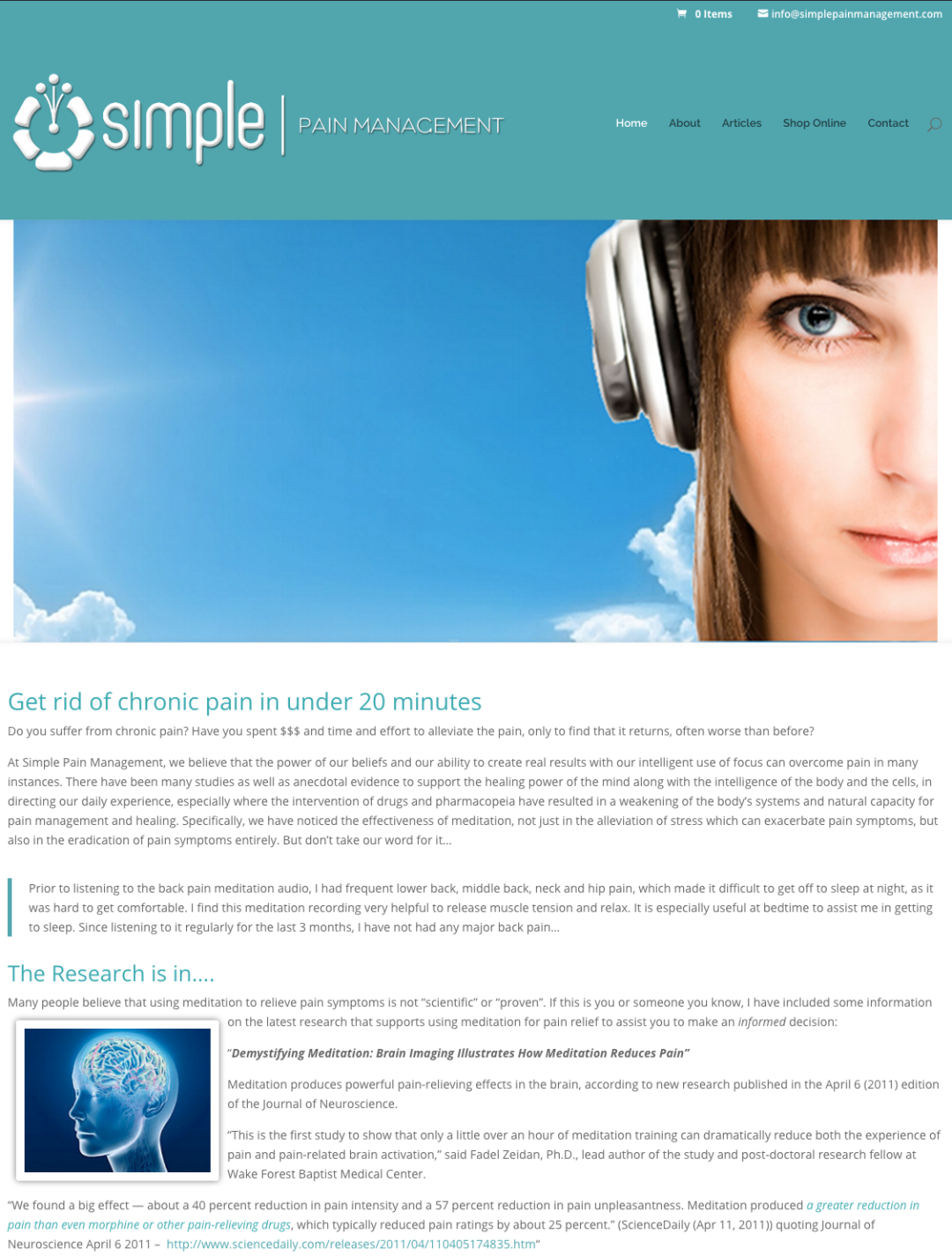 Simple Pain Management